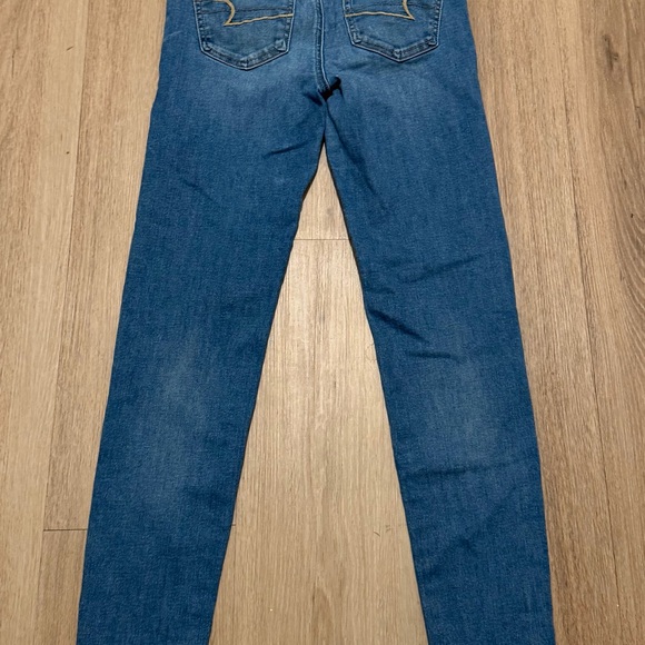 American Eagle Women's Denim Hi-Rise Jegging Next Level Stretch Jeans size 4 - Picture 4 of 5
